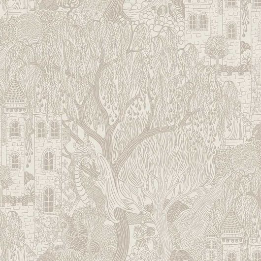 Цифровое панно для стен Kingdom of the Willow Grand Beige, арт. 9761W от Borastapeter — это волшебный лес с принцессами, драконами, тайными сундуками с сокровищами и волшебными замками в коричнево-бежевых и кремово-белых тонах. Эти изысканные обои идеально подойдут для спальни, прихожей, гостиной или кухни, создавая атмосферу уюта и спокойствия. Приобрести их можно в интернет-магазине ODesign с бесплатной доставкой по всей России.