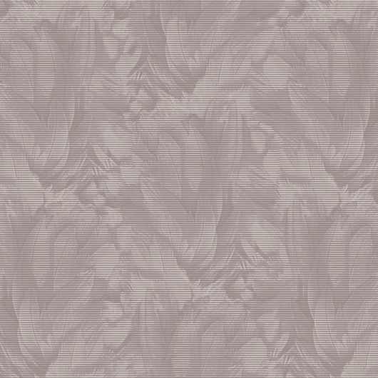 Однотонные обои  с растительным орнаментом из перьев арт.21 001, коллекция Casual, бренд Milassa, купить в Москве, онлайн оплата, из наличия