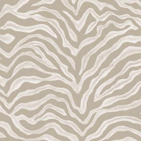 Обои из коллекции Natural FX, Aura с рисунком, имитирующим шкуру зебры в бежево-песочной гамме купить онлайн.