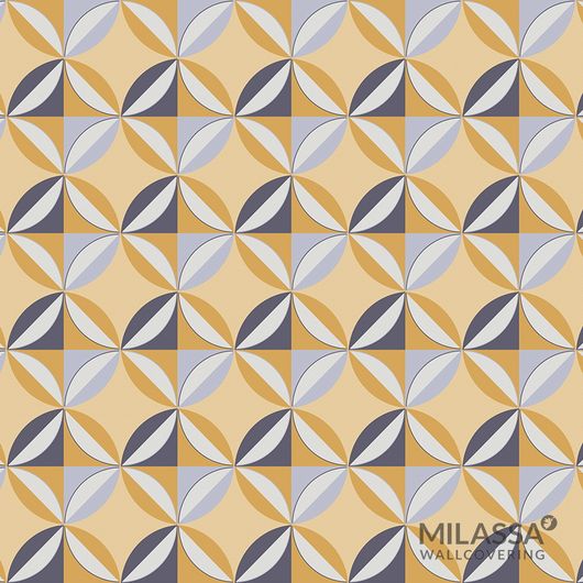Флизелиновые обои арт.M4 012, коллекция Modern, производства Milassa с геометрическим рисунком