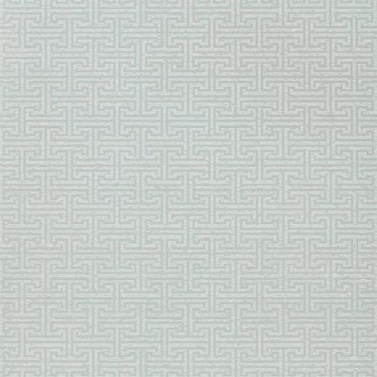 Купить обои для ремонта квартире арт. 312937 дизайн Ormonde Key из коллекции Folio от Zoffany, Великобритания с геометрическим рисунком серого цвета в шоу-руме в Москве