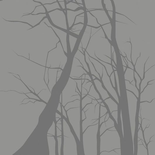 Фотообои DM215-1 с рисунком из стилизованных деревьев серого цвета на серо-коричневом фоне. Купить обои в Москве, шведские обои, фотообои, салон обоев, магазин обоев, бесплатная доставка.