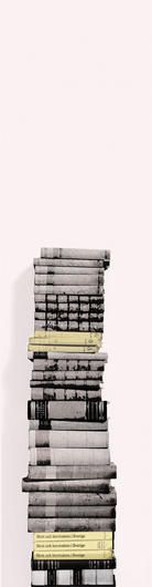 Фотообои DM221-1 с изображением высокой стопки из книг  в серо-желтых тонах на белом фоне. Купить обои в Москве, шведские обои, фотообои, салон обоев, магазин обоев, бесплатная доставка.