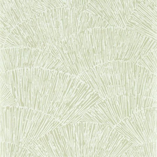 Абстрактный рисунок напоминающий веера для спальни в светлых оттенках арт.112178 дизайн Tessen из коллекции Momentum 6 от Harlequin можно заказать с бесплатной доставкой до дома