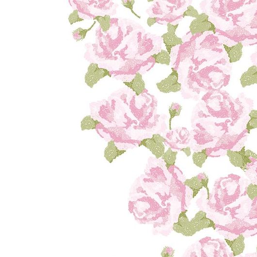 Фотопанно Rose garden, Mr. Perswall со стилизованным изображением бутонов и распустившихся восхитительных пышных роз бледно-сиреневого цвета, обрамленных изящными зелеными листьями. Выбрать, заказать фотопанно в интернет-магазине, бесплатная доставка.