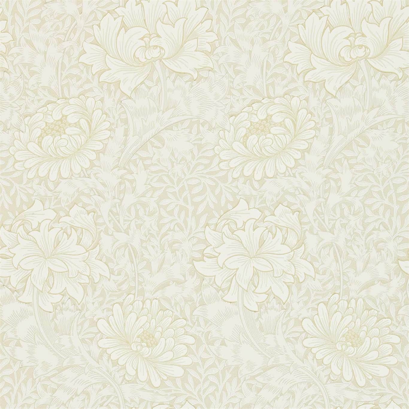Винтажные обои Chrysanthemum, Morris Morris & Co 216823 Англия Бумага ...
