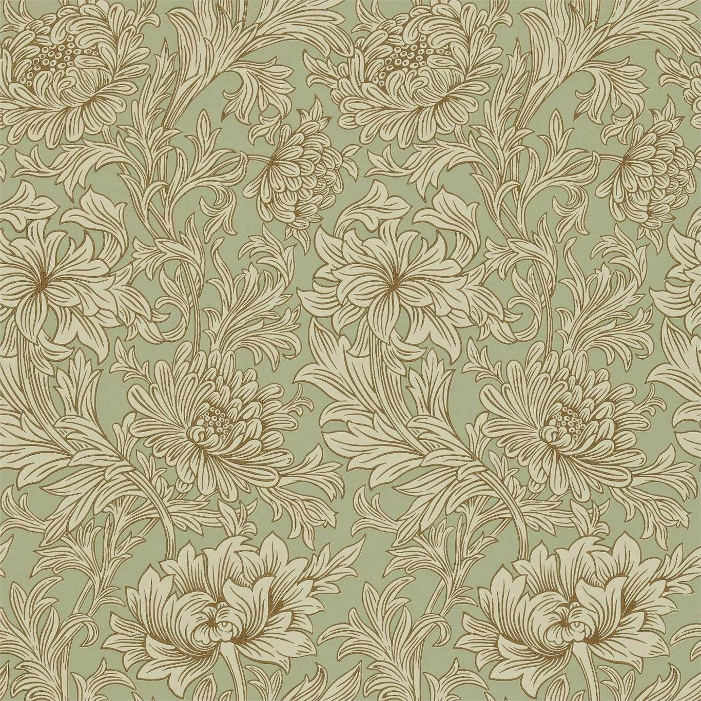 Morris & Co Chrysanthemum Toile