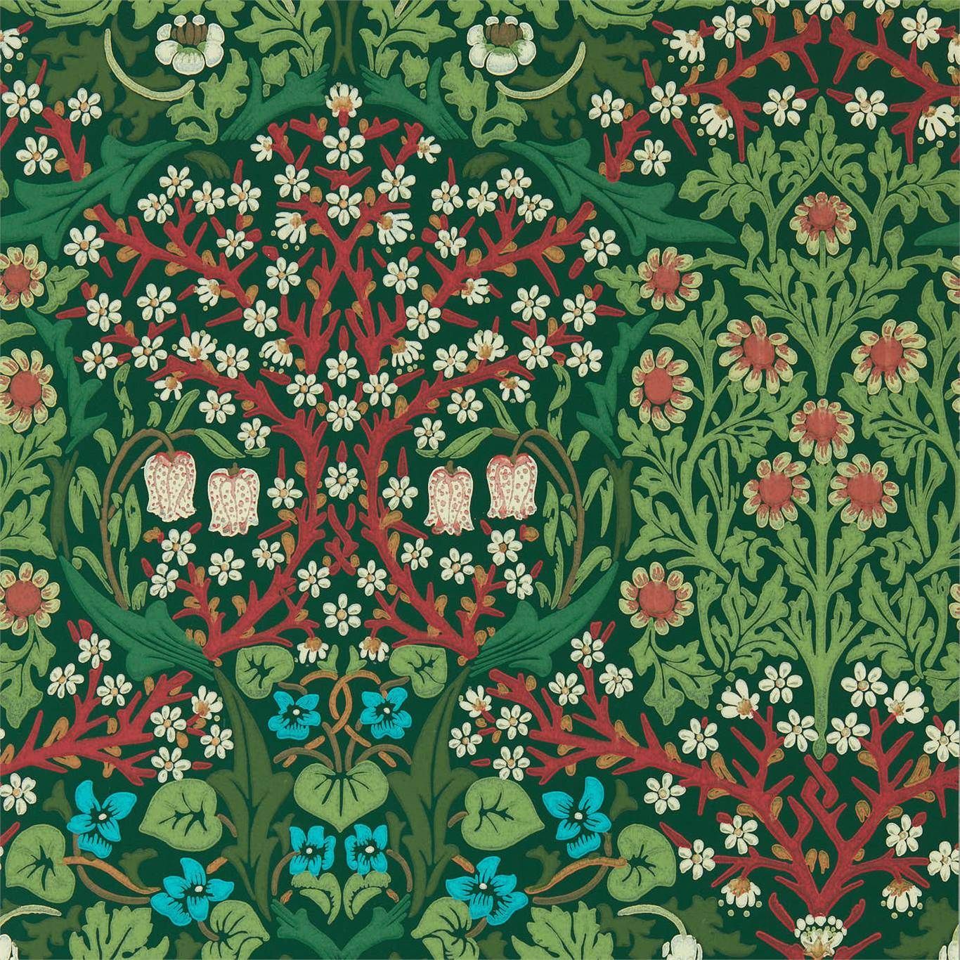 Blackthorn wallpaper by Morris & Co