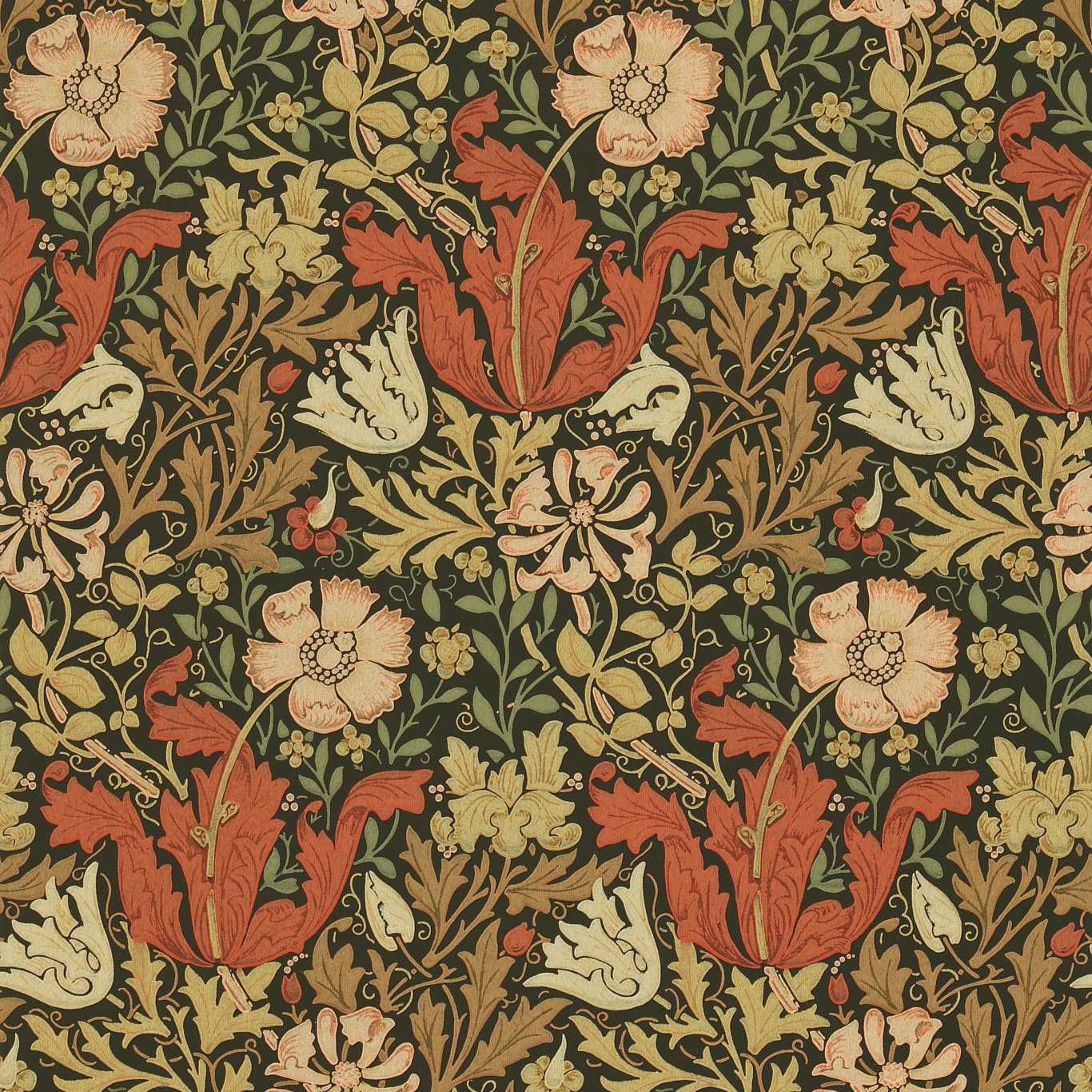 Morris & Co Compton Brown Orange Morris Co