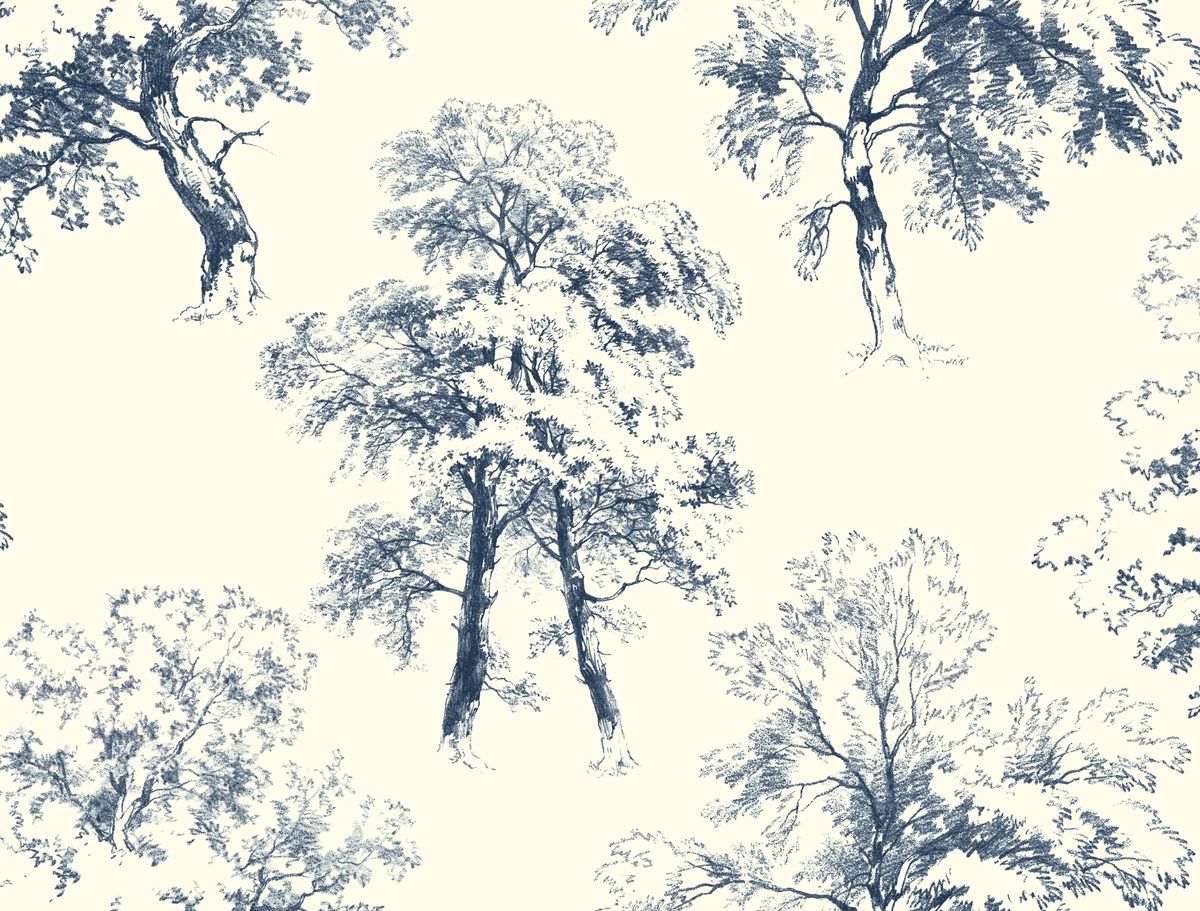 Обои бумажные с клеевой основой York - Ashford House Toiles II York ...