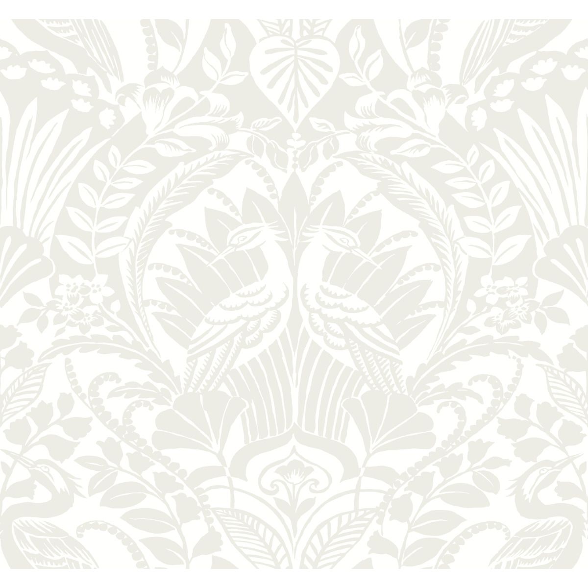 Egret Damask