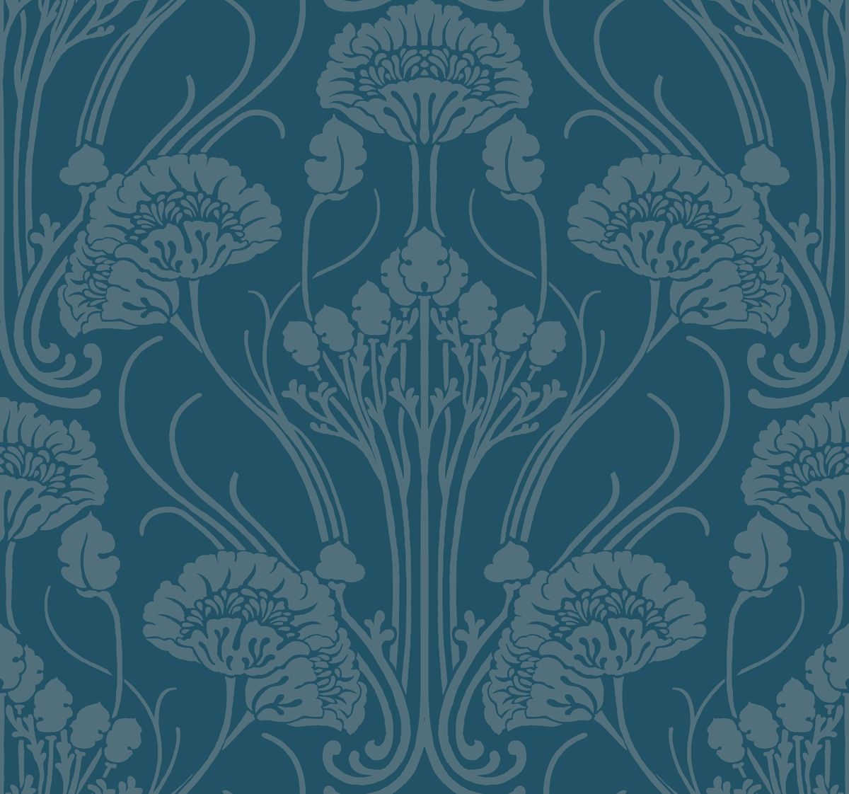 York Designer Series - Antonina Vella Deco, NOUVEAU DAMASK