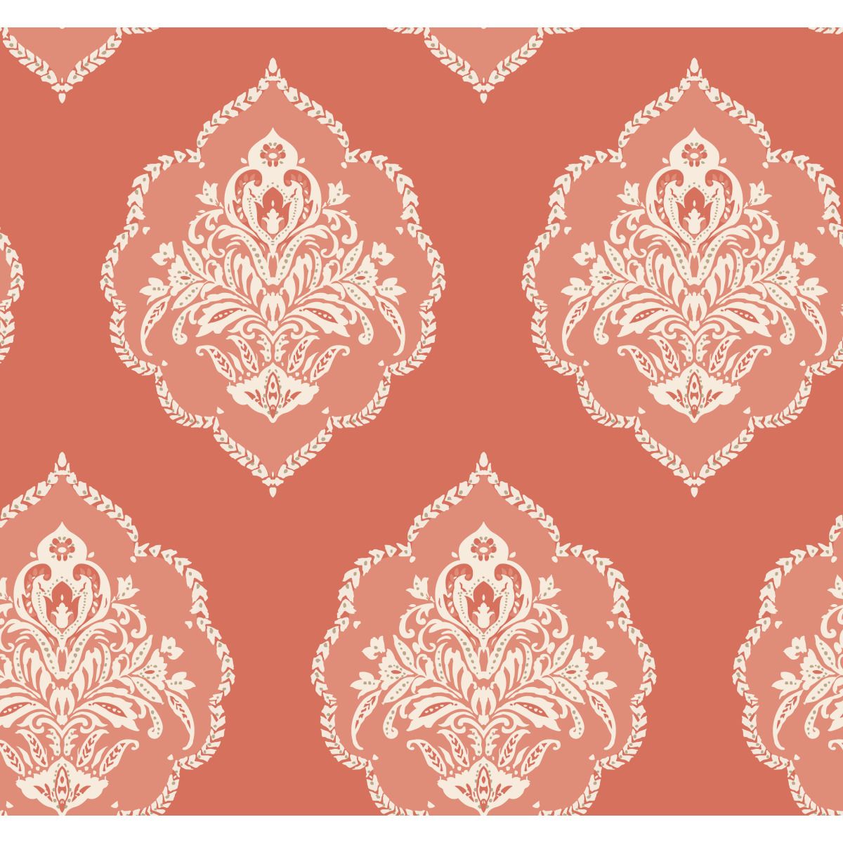 Signet Medallion Damask