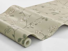 Флизелиновые обои Peony Garden Green Артикул: 9175