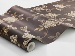 Флизелиновые обои Peony Garden Brown Артикул: 9176