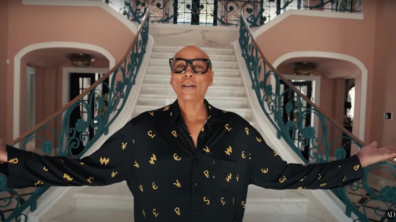 RuPaul's beverly hills mansion in LA