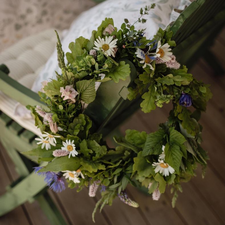 Венок на голову для девушек на праздник Ивана Купала