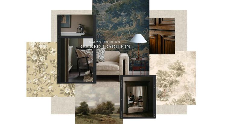 Тренды обойной моды 2026. Утонченная традиция