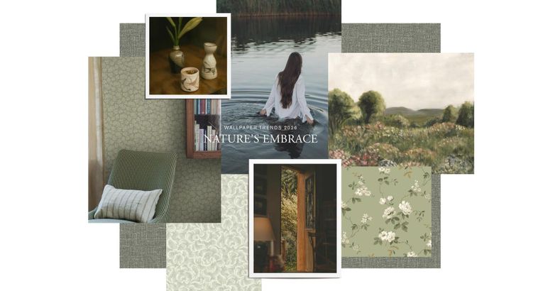 Тренды обойной моды 2026. Объятия природы