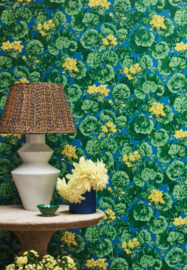 Флизелиновые обои Geranium в интерьере Артикул: 117/11032, Cole&Son