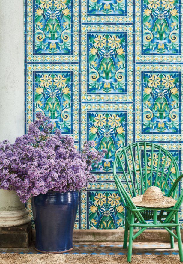 Флизелиновые обои Triana в интерьере Артикул: 117/5013, Cole&Son