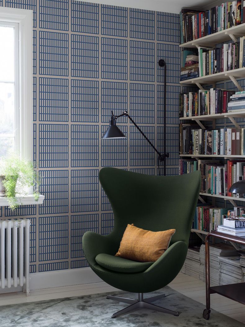Дизайнерские обои Alvar Aalto 14/6 Lupine Артикул: 1387 by Borastapeter