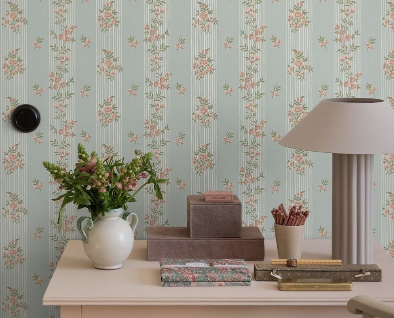 Флизелиновые обои Hufvudsta Gård Blue Артикул: 9164
