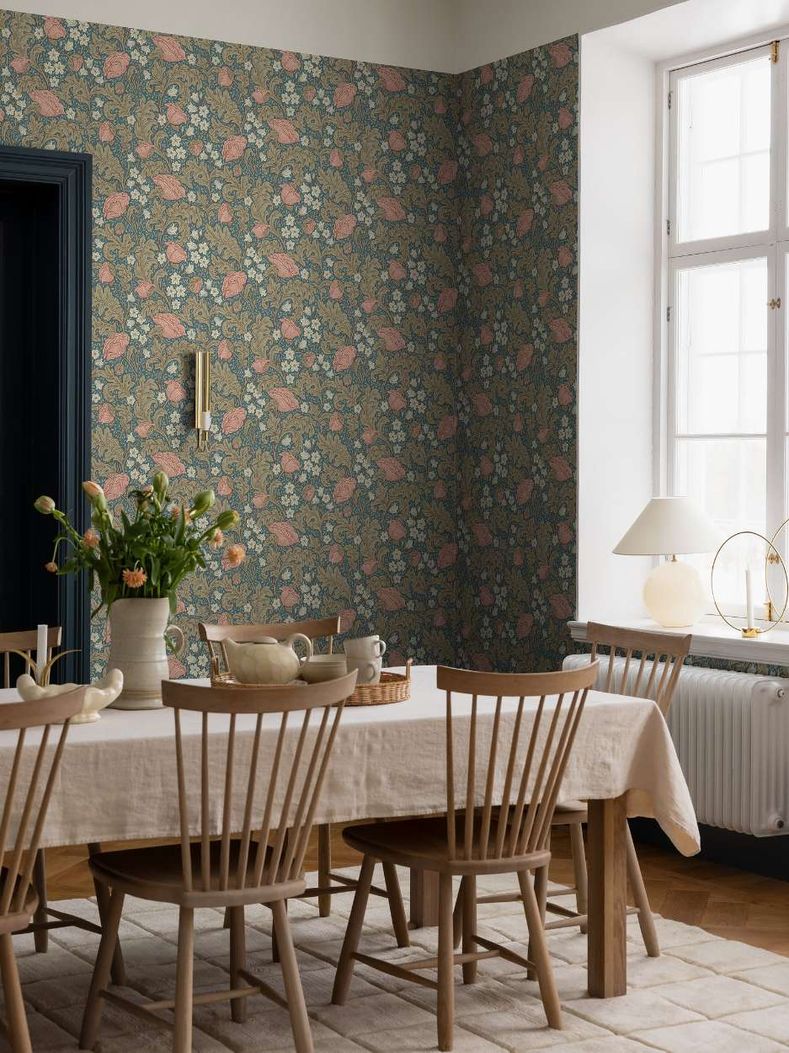 Флизелиновые обои Blomdansen Blue Артикул: 9179
