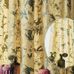 Ткань для штор в интерьере 
 с вышивкой Hummingbirds (колибри) 100% Silk (шелк) от Cole&Son купить в магазине О-Дизан в Москве. Производство Англия. Арт. F111/1001.