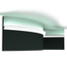 Гибкая версия CX189. Компактный закругленный профиль для непрямого светодиодного освещения от Orac Decor