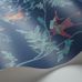 Живописные обои Hummingbirds от Cole & Son с изображением очаровательных колибри с разноцветным оперением, порхающих среди изящных ветвей и дивных цветов на сумеречно-синем фоне. Купить обои для столовой, гостиной в салонах ОДизайн, онлайн оплата.