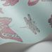 Обои из Великобритании коллекция  WHIMSICAL от COLE & SON. Обои Butterflies & Dragonflies живописный дизайн захватывает воображение своим разномасштабным изображением бабочек и стрекоз в голубовато-розовых тонах. Купить обои в интернет-магазине, онлайн оплата, бесплатная доставка.