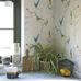 Флизелиновые обои для коридора с птицами из коллекции Japandi  от Scion выбрать  в большом ассортименте в салоне odesign