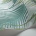 Обои Palm Jungle от Cole & Son арт. 112/1004 в интерьере. Плотные ветви пальмовых джунглей, зеленых оттенков на фоне цвета морской пены, создают яркий дизан и эффект глубины пространства с помощью цветовых градаций оттенков. Обои в спальню, купить в магазине Одизайн, бесплатная доставка