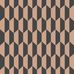 Обои Petite Tile от Cole & Son арт. 112/5022. Не стареющий со временем геометрический дизайн, из мелких трапеций бронзового и угольного цвета, размещенных так, чтобы создать объем. Обои для квартиры, обои на стену, дизайнерские обои.