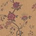 Обои Cole & Son - "Camellia" арт. 115/8027. Поверх принта из архивной коллекции Cole & Son с эффектом кракелюра, изображено дерево камелии японской в багровом цвете и на фоне золотого металлика. Английские обои, Обои Cole & Son, Каталог обоев