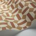 Флизелиновые обои пр-во Великобритания коллекция Seville от Cole & Son, геометрический рисунок под названием Alicatado в охристой гамме на белом фоне. Обои для гостиной, обои для кухни, обои для коридора. Купить обои в интернет-магазине, большой ассортимент, бесплатная доставка