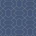Обои виниловые на флизелиновой основе Fardis GEO HEX, для кабинета, с геометрическим рисунком, под ткань, синего цвета, доставка обоев на дом