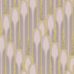 Обои флизелиновые Rivendell артикул 12125 из каталога "DECO" от  Fardis с  растительным принтом в виде изящных желтых арок в стиле Ар Деко на сиреневом фоне .