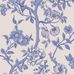 Крупный план рисунка премиальных обоев Paradise Tree арт. 128/2010 от Cole & Son из коллекции Classics II. Детализированный классический узор райского дерева в мягких пастельных васильковых и нежном кремовом тонах, демонстрирующий качество печати. Английские обои для стен в спальне, гостинной, коридора или столовой.
