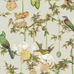 Детальный фрагмент флизелиновых обоев Baobab Botanica Duck Egg арт. 129/2006 от Cole&Son каталог Ardmore Baobab, детальная прорисовка баобаба и роскошных птиц на фоне цвета утиного яйца.