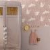 Флизелиновые обои Swans antique pink арт. 130958 — романтичные обои с лебедями для прихожей.