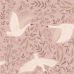 Флизелиновые обои Swans antique pink арт. 130958 — романтичные обои с лебедями для стен.