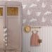 Флизелиновые обои Swans lilac purple арт. 130959 — романтичные обои с лебедями для детской комнаты.