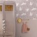 Флизелиновые обои Swans lilac purple арт. 130959 — романтичные обои с лебедями для прихожей.