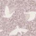 Детские флизелиновые обои Swans lilac purple арт. 130959 — романтичные обои с лебедями.