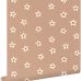 Детские обои для стен с ромашками Daisies terracotta pink арт. 131117 — уютный и игривый узор для стен.