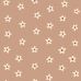 Детские обои для комнаты с ромашками Daisies terracotta pink арт. 131117 — уютный и игривый узор для стен.