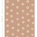 Детские обои для дачи с ромашками Daisies terracotta pink арт. 131117 — уютный и игривый узор для стен.