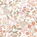 Флизелиновые обои для интерьера Flowers and birds terracotta, taupe and pink арт. 131391 — с цветами и птицами в тёплых тонах — терракотовом, темно-сером и розовом создают в комнате жизнерадостную, уютную атмосферу.
